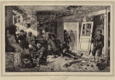 The Last Cartridge by Alphonse Marie de Neuville